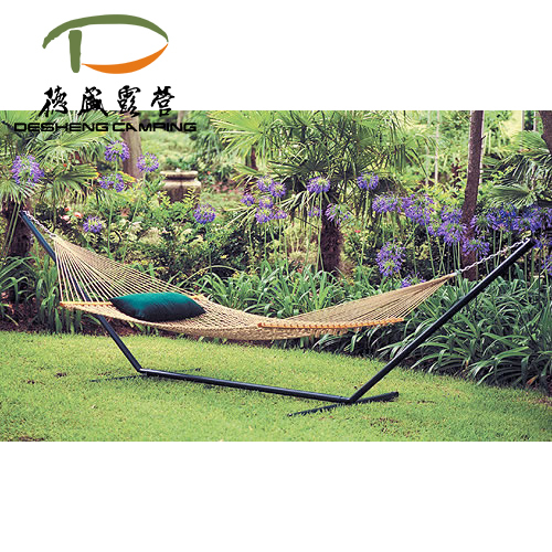 hammock with wooden bar